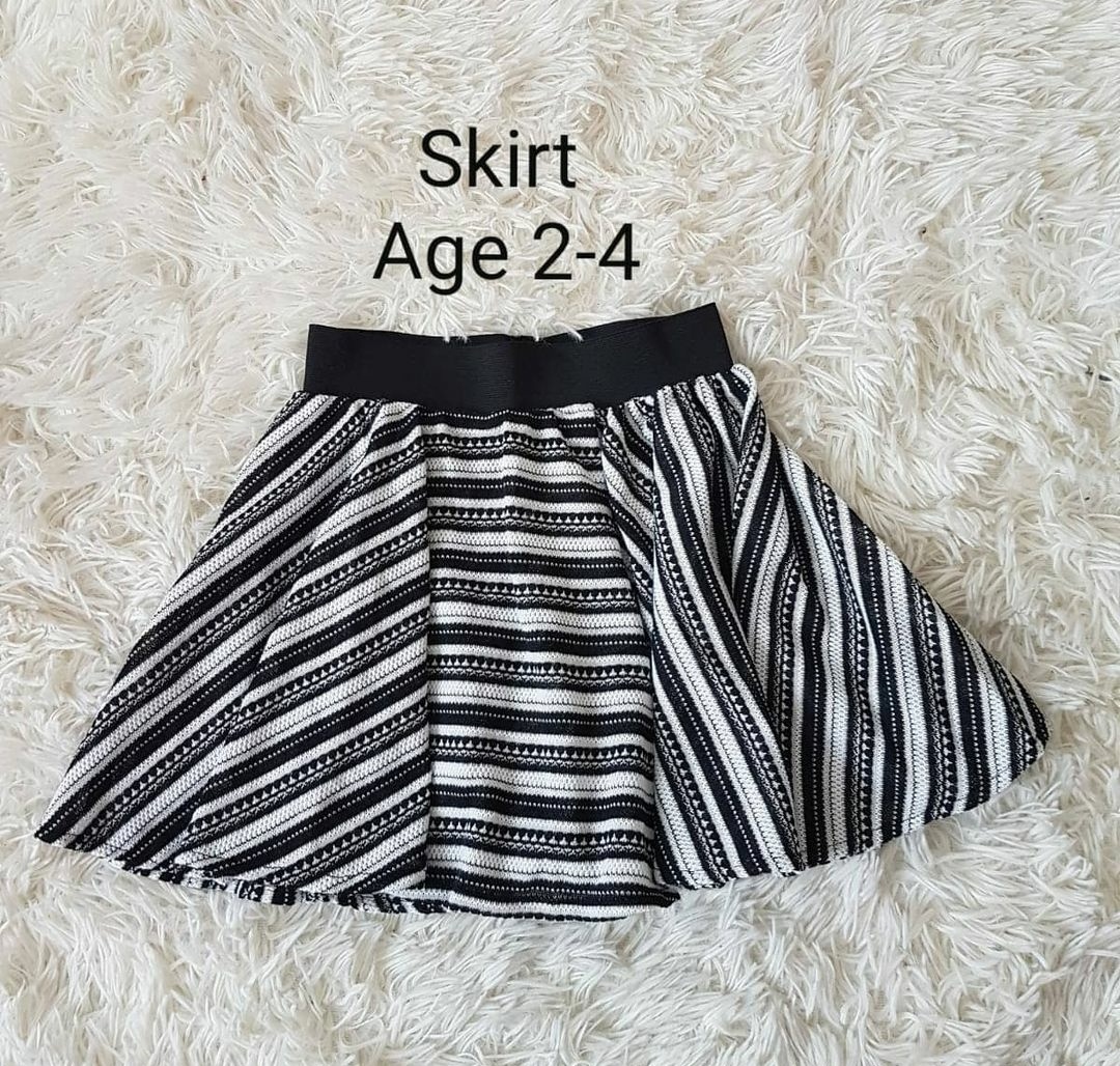 Zebra Stripe skirt