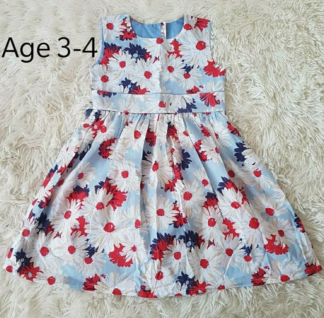Pale blue daisy dress