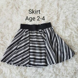 Zebra Stripe skirt