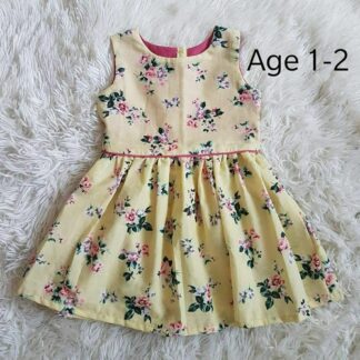 Lemon floral dress