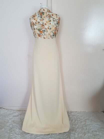 Lemon floral maxi dress