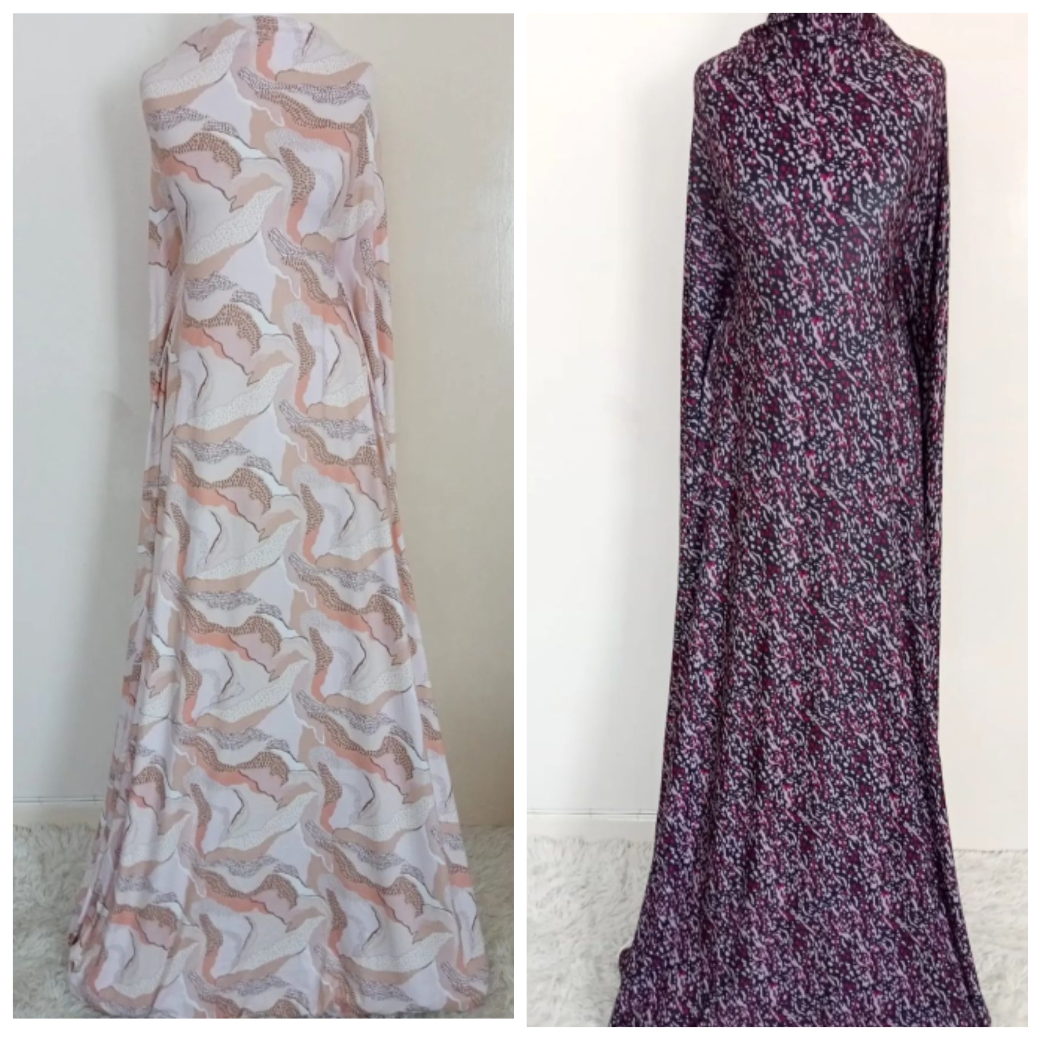 Pastel and ditsy maxi dresses