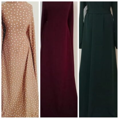 Purity Clothing Dresses Green and burgandy maxi dresses