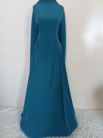 Purity Clothing Women Teal midi dress