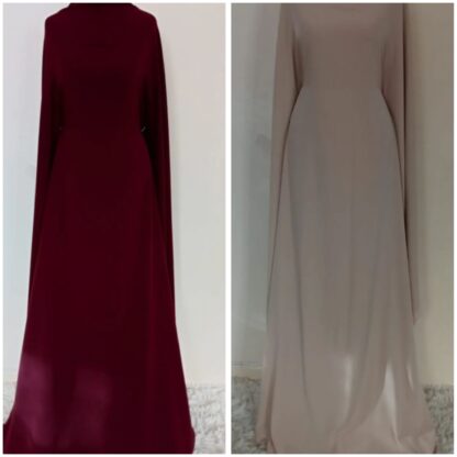 Purity Clothing Skirts Beige and maroon maxi skirt