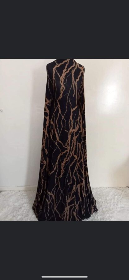 Purity Clothing Women Black brown maxi dress