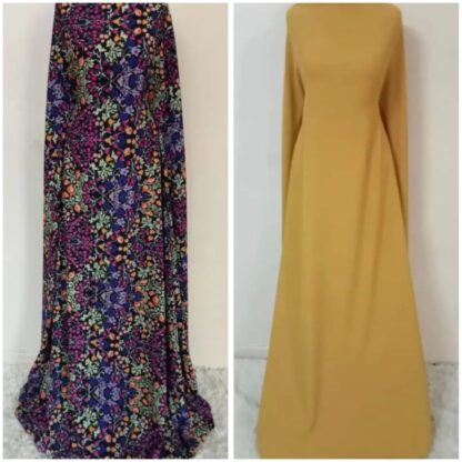 Purity Clothing Women Mustard and multi print dress