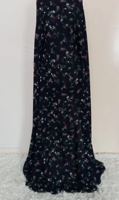 Purity Clothing Women Black ditsy maxi dress