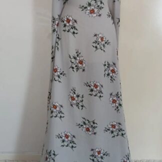 Purity Clothing Dresses Grey floral maxi dress