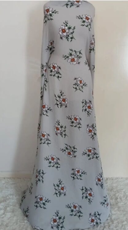 Purity Clothing Dresses Grey floral maxi dress