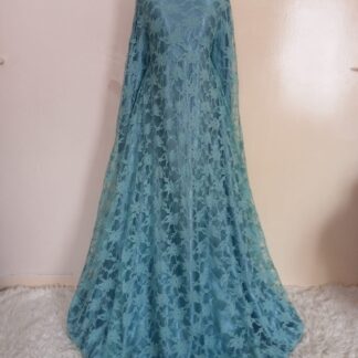 Blue lace maxi with pockets